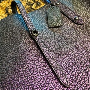 Coach Slouchy pebble leather tote